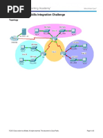 9.3.1.4 Packet Tracer - Skills Integration Challenge Instructions PDF