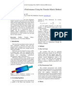 Analyzing Muffler Performance Using The Transfer Matrix Method