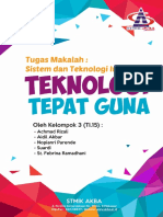 Makalah Teknologi Tepat Guna PDF