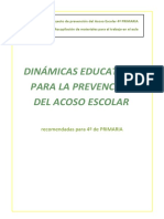 Dinámicas Contra El Bullying 4 PRIMARIA Centro Joven Albacete