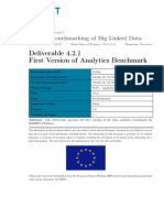 D4.2.1 First Version of The Data Analytics Benchmark