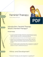 Feminist Therapy - Jamie V Canauay MA-Psych