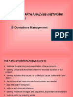 Critical Path Analysis