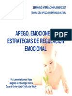 Apego, Emociones y Estrategias de Autorregulacion Emocional PDF