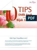 10 Tips Didik Anak Bijak & Sabar