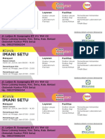 Klinik Imani Setu - Leaflet