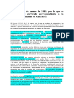 Orden de 17 de Marzo de Curriculo de Andalucia