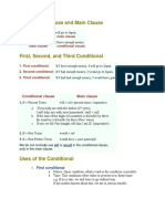 Conditional Clause and Main Clause