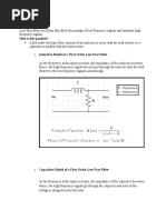 Low Pass Filters PDF