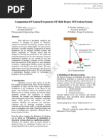 Vibration MDOF Analytical Method