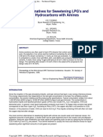 Design Alternatives For Sweetening LPG's and Liquid Hydrocarbons With Amines PDF