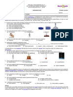 Exámen de Diagnóstico de Ciencias II Segundo Grado