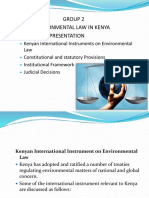 Environmental Law in Kenya