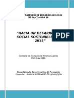 Plan Estrategico de Desarrollo Comuna 10