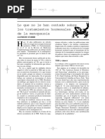 Alfredo Embid - Cáncer 'Lo Que No Le Han Contado Sobre Los Tratamientos Hormonales de La Menopausia'