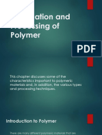 Application and Processing of Polymer