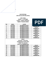 Contoh Tentatif Sukan Tahunan SK