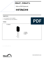 2SB647, 2SB647A: Silicon PNP Epitaxial