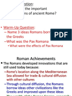 Roman Achievements