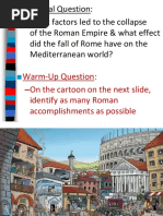 The Decline Fall of The Roman Empire