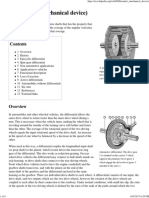 Differential (Mechanical Device) - Wikipedia