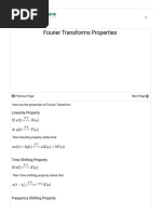 5.fourier Transforms Properties