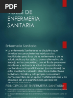 Roles de Enfermeria Sanitaria