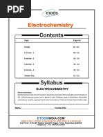 IIT JEE Main Advnaced Physical Chemistry 12th Electrochemistry