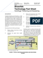 Centrifuge Thickening