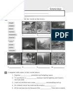 Environment Natural Disasters Worksheet