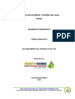 Plan de Uso Eficiente y Ahorro Del Agua Buenavista