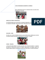 Danzas Con Su Procedencia Geográfica e Histórica