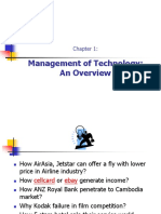 Ch1 - Management of Technology - An Overview