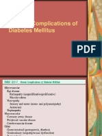 Chronic Complications of Diabetes Mellitus