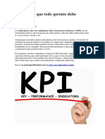 KPI Que Todo Gerente Debe Saber