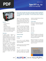 Type VTT 11, 12: Definite Time Delay Relay