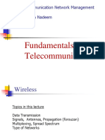 Fundamentals of Telecommunications: Course: Telecommunication Network Management by DR Adnan Nadeem