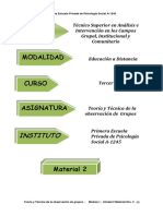 Teoría y Técnica de La Observación de Grupos 2