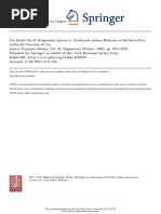 The Ritual Use of Brugmansia Species in Traditional Peru