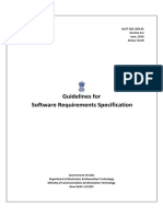 Guidelines For Software Requirements Specification V0.2