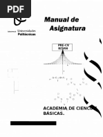 Probabilidad y Estadistica Calendarizacion