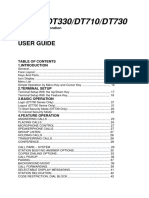 DT310/DT330/DT710/DT730: User Guide