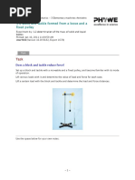 3.6 Block and Tackle Formed From A Loose and A Fixed Pulley