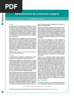 Administración de Surfactante Exógeno PDF