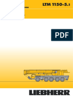 150 Ton Crane Load Chart LTM1150-5.1 - Volledige Brochure