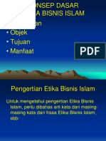 Konsep Dasar Etika Bisnis Islam