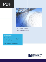 The Business Case For Lowest Price Tendering May-2011 PDF