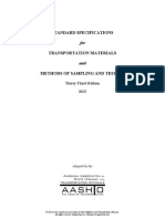 AASHTO Standard Specification For Transportation Materials