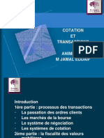 Cotation Bourse OE