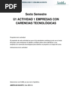 U1 Actividad 1 Empresas Con Carencias Tecnológicas